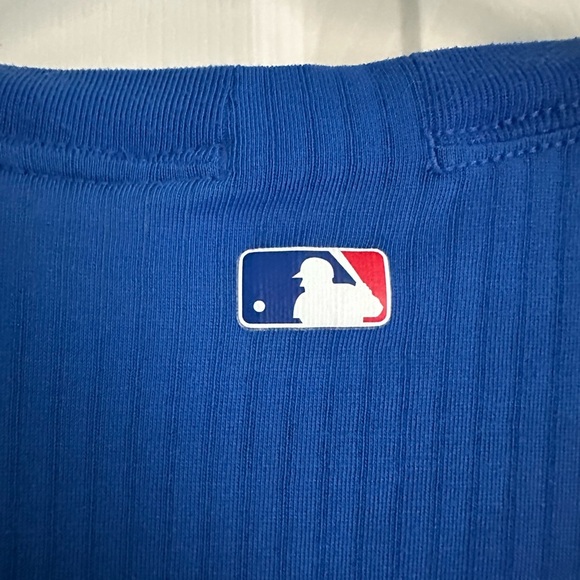 Nike MLB Long Sleeve Pullover Dri Fit AA9782 Men Size M Blue Gray Authentic - Picture 3 of 5
